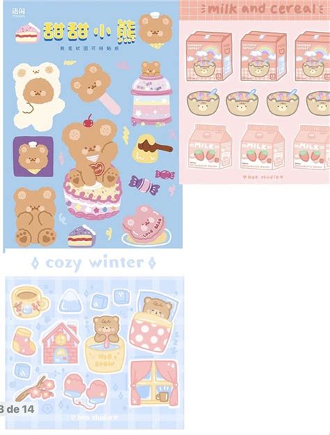 Korean Stickers Bps Memo Pad Bts Book Journal Stickers Winter Cozy