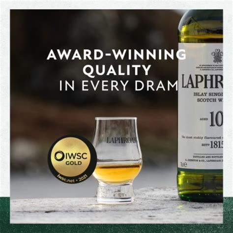 Laphroaig 10 Year Old Islay Single Malt Scotch Whisky 750 Ml King