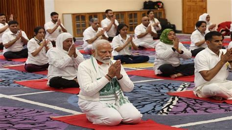 Yoga Has Created New Opportunities For Youth Pm Modi Leads International Yoga Day