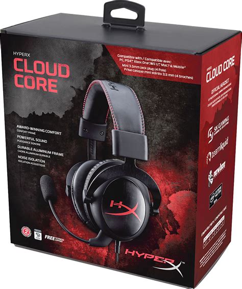 Best Buy HyperX Cloud Core Wired Gaming Headset For Playstation 4 And