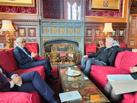 Sahara Rachid Talbi Alami Rencontre à Londres Le Président De La