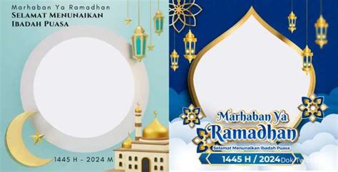 Twibbon Ramadhan Sambut Bulan Puasa Dengan Pakai Bingkai Foto