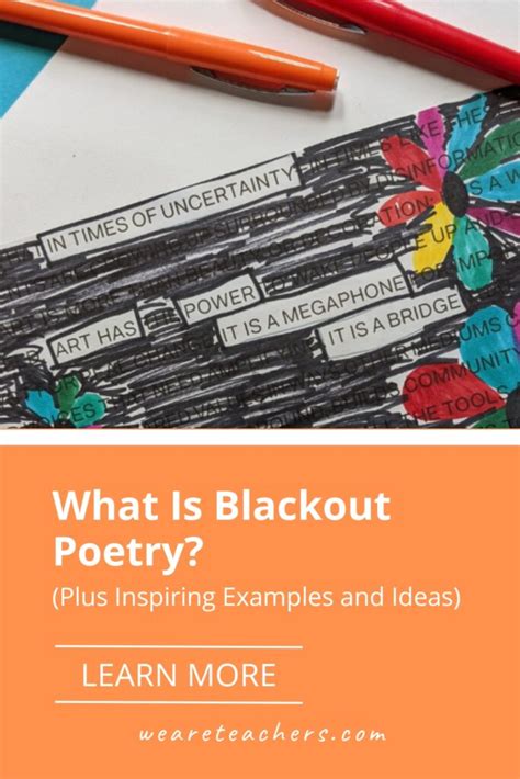 What Is Blackout Poetry Plus Inspiring Examples And Ideas