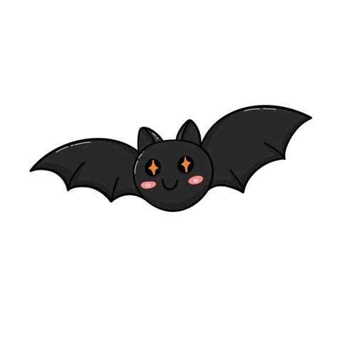 a cartoon bat with glowing eyes on a transparent background 27229000 PNG