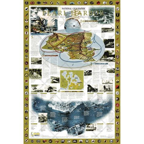 Pearl Harbor - Published 2001 by National Geographic - The Map Shop