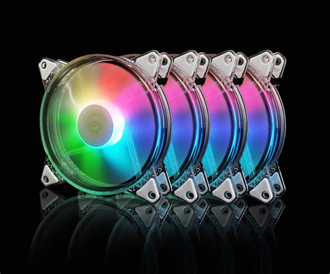 Crystal Auto Sync Rgb Transparent Fan Trillion X