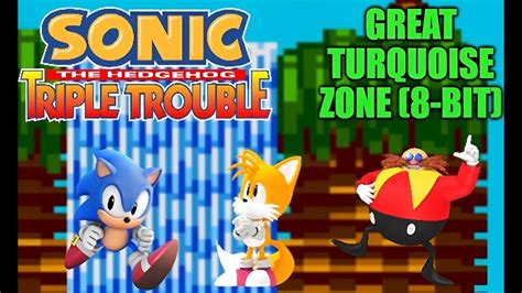 Sonic Triple Trouble Great Turquoise Zone Bit Youtube