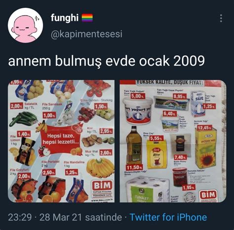 annem bulmuş evde ocak 2009 bim fiyat katalogu Guldum net Caps