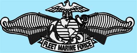 Navy Fleet Marine Force Fmf Size Pack Logo Embroidery Design By