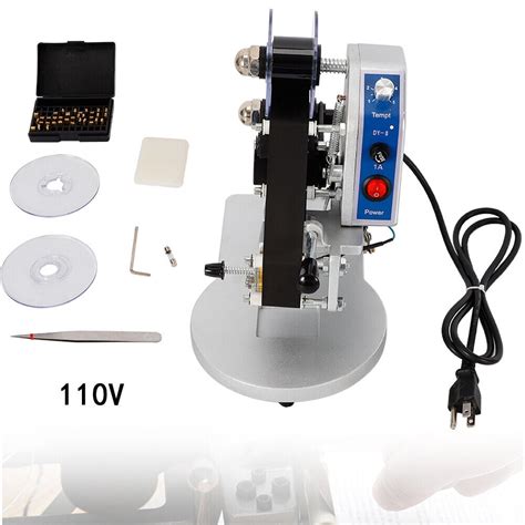 Dy Hot Stamp Printer Manual Ribbon Coding Hot Foil Stamping Date Code