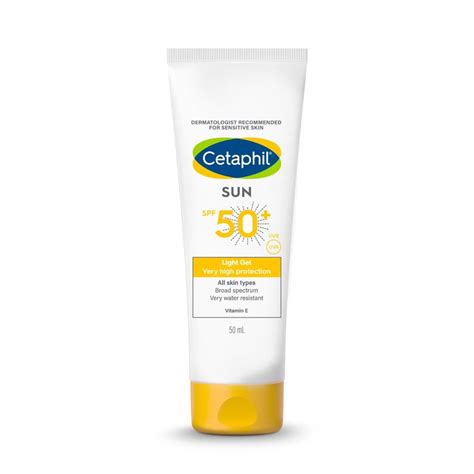 Cetaphil Sun SPF 50 Very High Protection Light Gel 50 Ml Price Uses