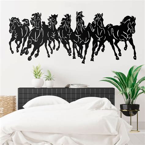 Sticker Mural Troupeau De Chevaux Webstickersmuraux