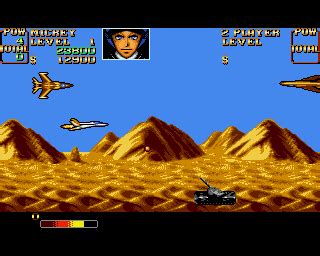 Screenshot Of U N Squadron Amiga Mobygames