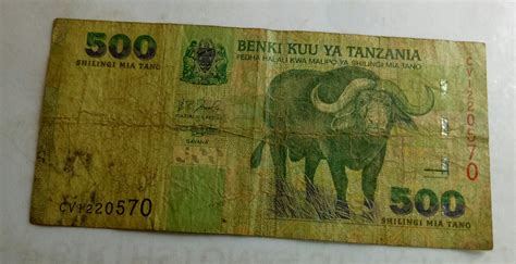 Benki Kuu Ya Tanzania Shilingi Mia Tano Nunua Uza