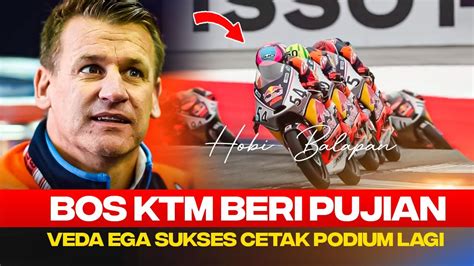 Klasemen Rookie Tertinggi Veda Ega Pratama Podium Redbull Rookies Cup