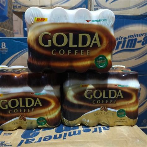 Jual Golda Coffee 200ml Dus Isi 12 Botol Minuman Rasa Kopi Shopee