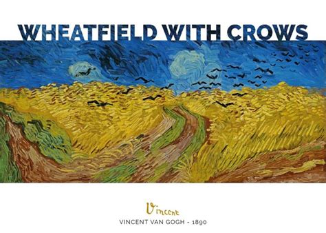 Wheat field with crows - Vincent Van Gogh | Museums- og kunstplakater