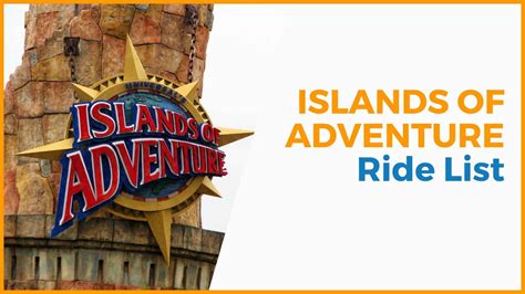 19 BEST Universal Islands of Adventure Orlando Rides List