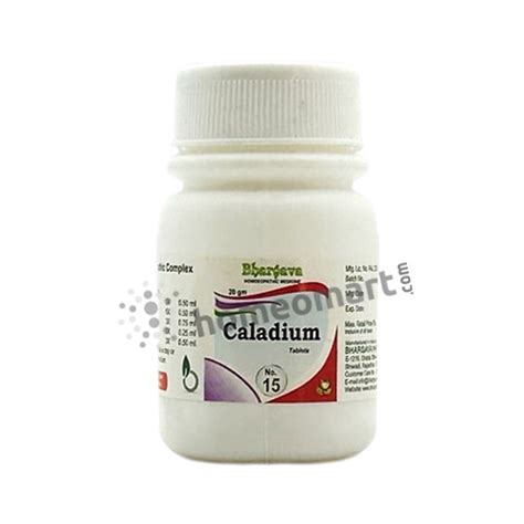Caladium No15 Tablets Medicine For Itching In Male Private Parts
