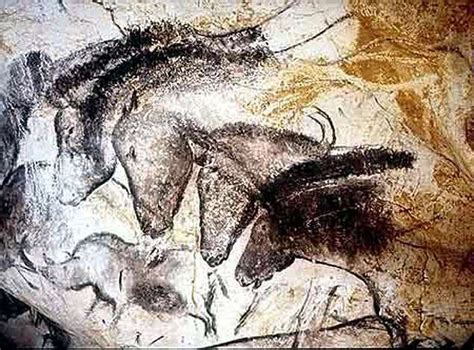 Panel Of The Horses Chauvet Cave Some Of The Oldest Know Cave