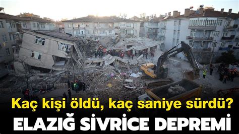 Elazığ Sivrice depremi hangi yıl oldu kaç şiddetinde meydana geldi