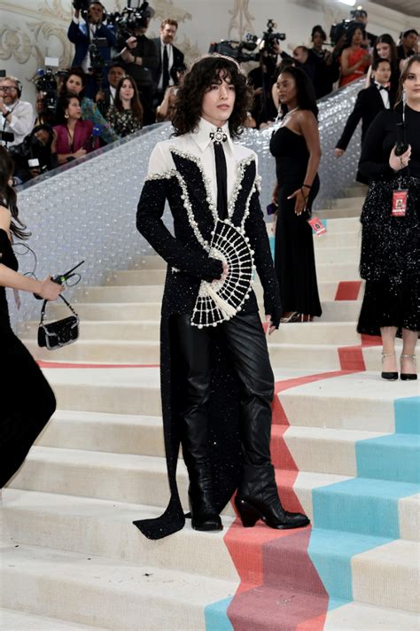 Conan Gray Attends 2023 Met Gala With Balmain