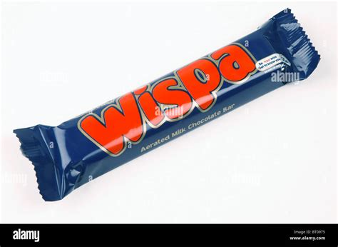 Cadbury Wispa Bar Isolated On White Background Stock Photo Alamy