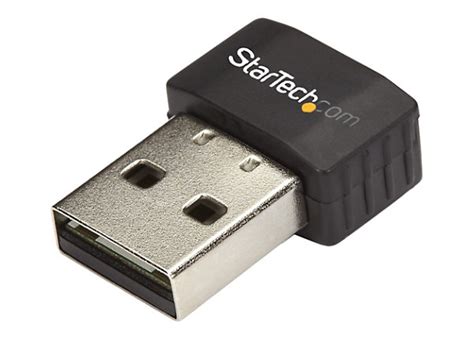 StarTech.com Wireless USB WiFi Adapter - AC600 Dual-Band Nano USB Adapter - USB433ACD1X1 ...