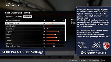 Ea Sports Wrc Wheel Settings Guide