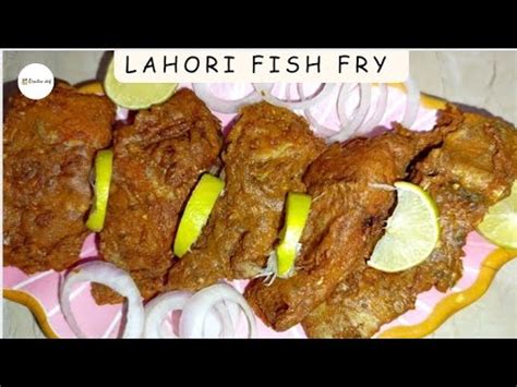 Lahori Fish Fry Recipe By Creative Chef Masala Fish Fry Besan Wali