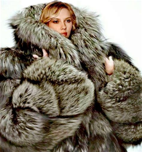 Daria Sexy Fox Fox Fur Coat Fur Coats Silver Fox Fur Fashion