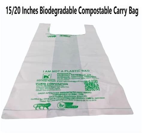 Inches Biodegradable Compostable Carry Bag At Rs Kg In