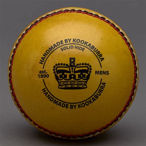 Kookaburra Indoor Club Cricket Balls Yellow