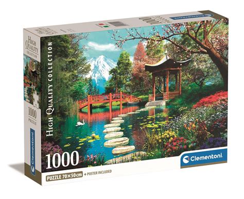 Clementoni Puzzle Compact Box Fuji Garden 1000 El Clementoni