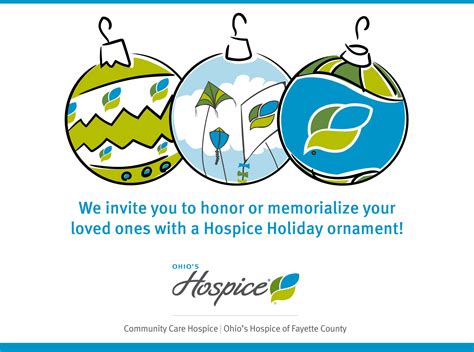 Hospice Holiday Ornaments Ohio S Hospice Of Fayette County