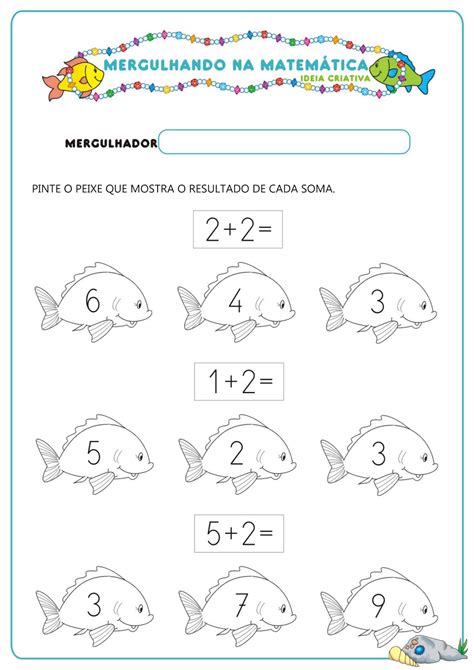 Atividades De Adição E Subtração Para Educação Infantil