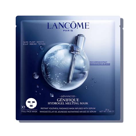 Lanc Me Advanced G Nifique Hydrogel Melting Sheet Mask Para El