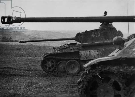 Image Of German Panther Panzer At The Eastern Front B W Photo