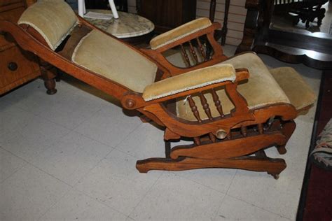 Antique Walnut Victorian Platform Rocker By Aardvarkantiques