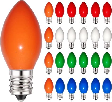 C Led Multicolor Christmas Replacement Bulbs Pack C Multicolor