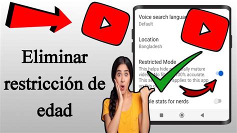 C Mo Eliminar La Restricci N De Edad En Youtube Configuraci N De