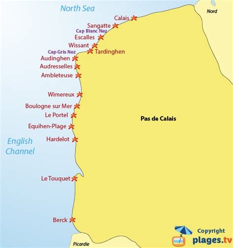 Beaches In The Pas De Calais Department In France The Seaside Resorts