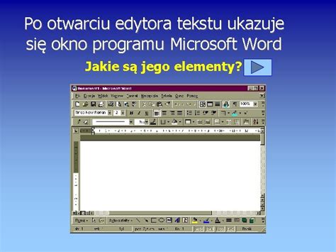 Poznajemy Edytor Tekstu Word W Prezentacja Poznajemy Edytor