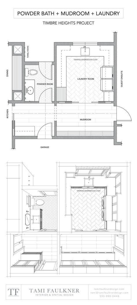 The Floor Plan For A Bathroom And Laundry Room