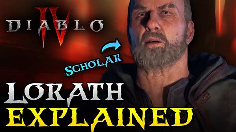 Lorath Nahr Diablo 4 Lore Youtube