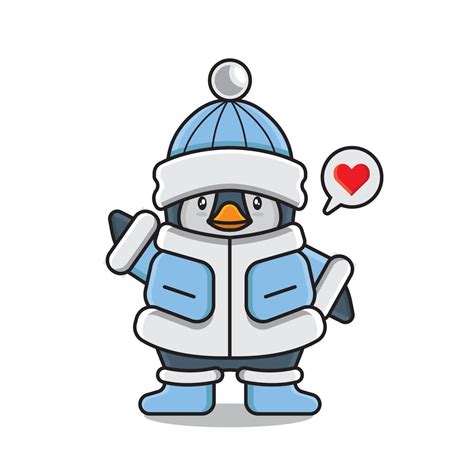 cute penguin emoji love vector 9471299 Vector Art at Vecteezy