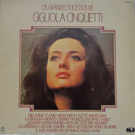 Lp Vinil Os Grande Sucessos De Gigliola Cinquetti 1988 Cgd MercadoLivre