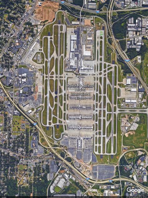 Postcard from Google Earth Atlanta Airport