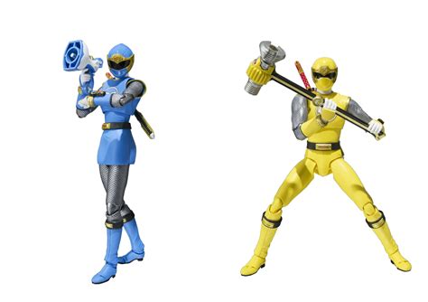 Buy Bandai Tamashii Nations Sh Figuarts Blue And Yellow Wind Ranger Set