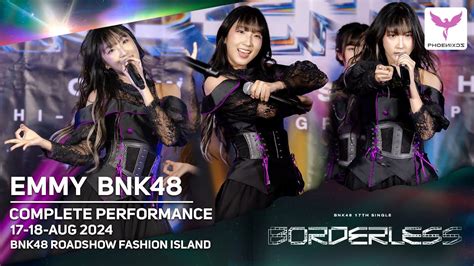 Emmy BNK48 Fancam 17 18 AUG 2024 Complete Performance BNK48